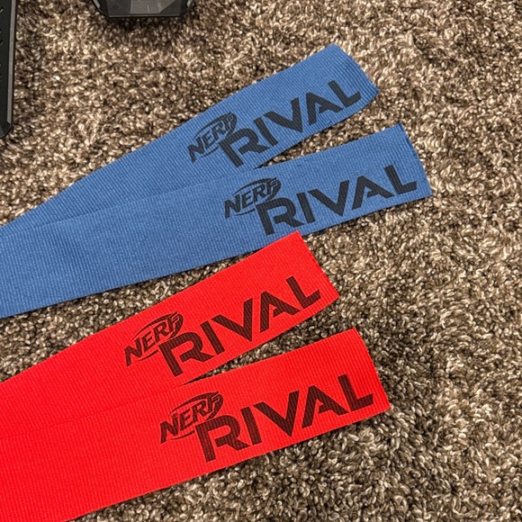 Nerf Rival Black and White Masks with Red and Blue Straps - Picture 7 of 8